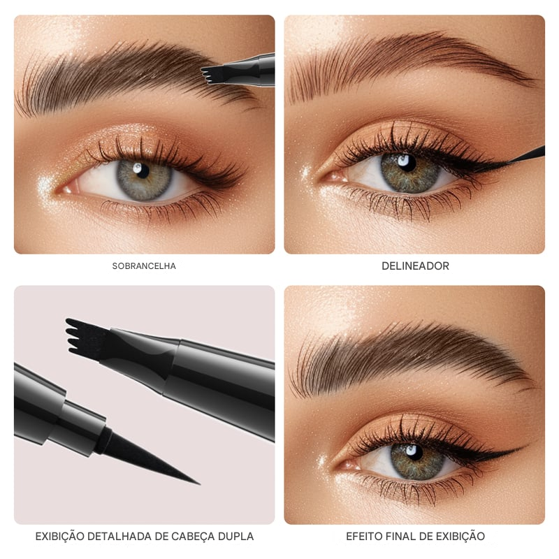 Lápis para Sobrancelhas com Efeito Microblading (Compre 1 Leve 2)