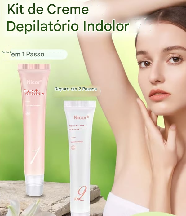 Kit de creme depilatório (COMPRE 1 LEVE 2)