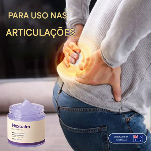 Flexbalm – Gel de Terapia para Alívio Rápido da Dor nas Articulações (Somente HOJE!)🔥