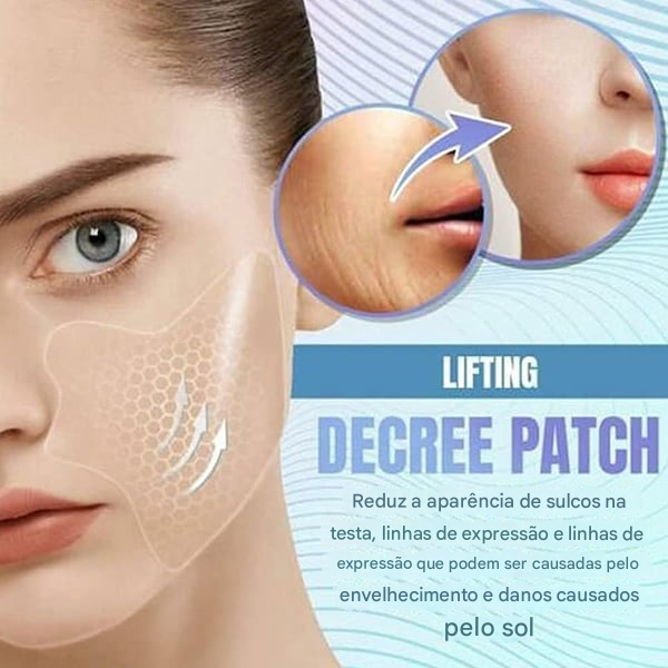 5 Pares de Adesivos Faciais de Nutrição, Lifting e Remoção de Rugas