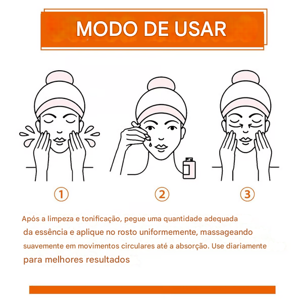 Creme Facial Clareador com Vitamina C (Compre 1 Leve 2)