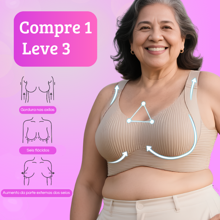 Sutiã Super Firmelle™ | Sem Aro (Compre 1 e Leve 3)