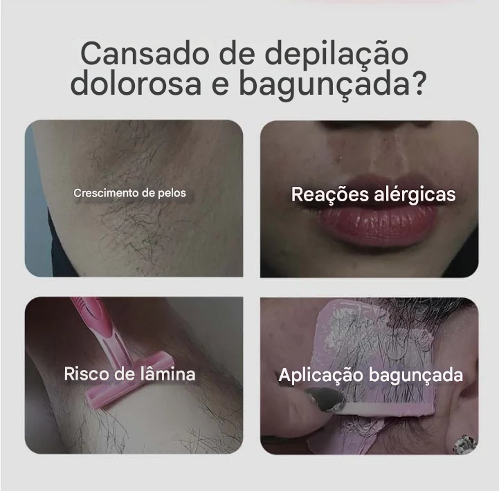 Kit de creme depilatório (COMPRE 1 LEVE 2)