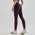 Leggings de treino com controle de barriga de cintura alta e bolsos laterais