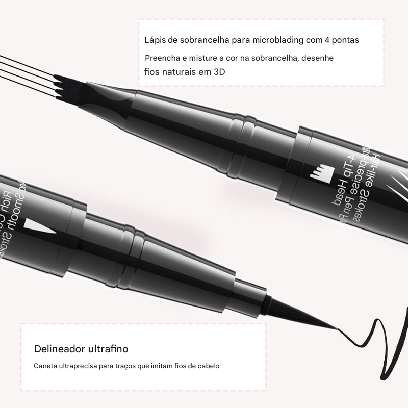 Lápis para Sobrancelhas com Efeito Microblading (Compre 1 Leve 2)