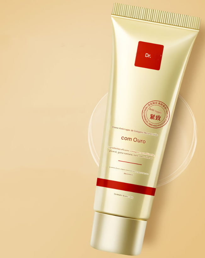 Creme Anti-Rugas com Colágeno Dourado (Compre 1 Leve 2)