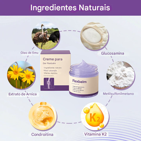 Flexbalm – Gel de Terapia para Alívio Rápido da Dor nas Articulações (Somente HOJE!)🔥