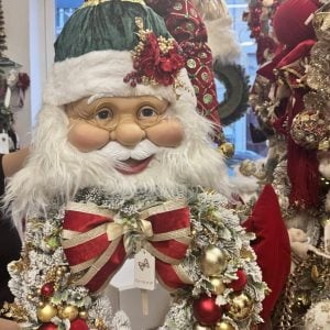 Guirlanda com o rosto do Papai Noel (Somente HOJE!)