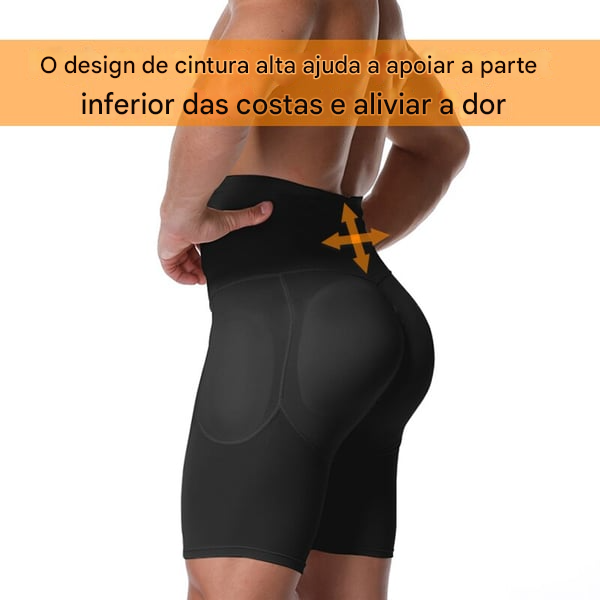 Cueca Boxer Modeladora Masculina de Cintura Alta