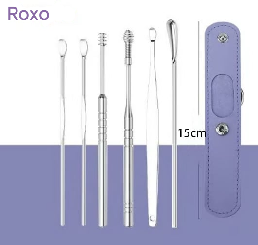 Conjunto de Ferramentas para Limpeza de Ouvido