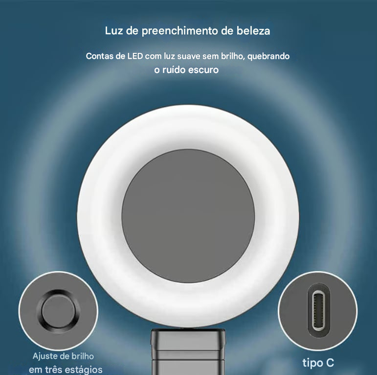 Bastão de Selfie Bluetooth 6 em 1 (Compre 1 Leve 2)